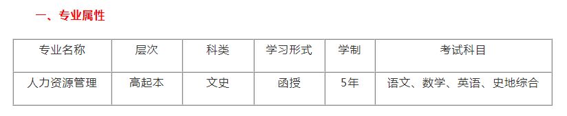 云南成考高起本《人力資源管理》專業(yè)介紹