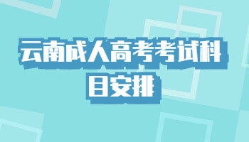 云南成人高考考試科目