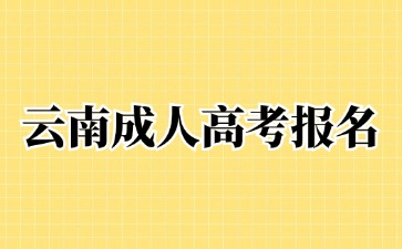 2024年云南成人高考報名時間在那一天？